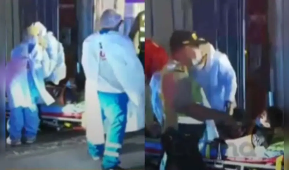 Joven fue llevado al hospital Casimiro Ulloa. Foto: Latina Noticias