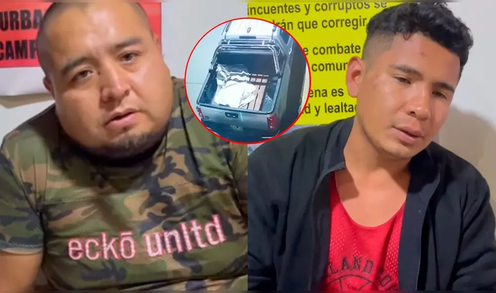 Intervenidos provenían de Lima. Foto: composición LR / video: MarkaTv.pe Intervenidos provenían de Lima. Foto: composición LR / video: MarkaTv.pe