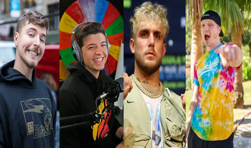Esta es la lista de los 10 youtubers que han hecho su fortuna gracias a su contenido en la plataforma. Foto: captura de YouTube