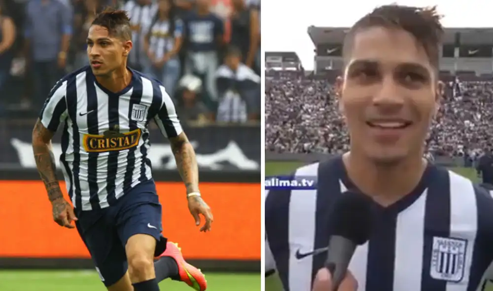 Paolo Guerrero fue parte del Día del Hincha blanquiazul en 2014. Foto: composición GLR/Alianza Lima TV