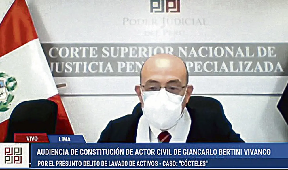 Resolución. Juez Víctor Zúñiga dirige audiencias del caso Cócteles. Foto: captura Justicia TV Resolución. Juez Víctor Zúñiga dirige audiencias del caso Cócteles. Foto: captura Justicia TV