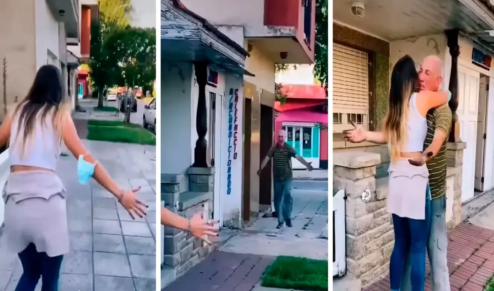 Una joven aprovechó sus vacaciones de trabajo para regresar a casa; sin embargo, no les comentó a sus familiares para sorprenderlos. Foto: captura de YouTube Una joven aprovechó sus vacaciones de trabajo para regresar a casa; sin embargo, no les comentó a sus familiares para sorprenderlos. Foto: captura de YouTube