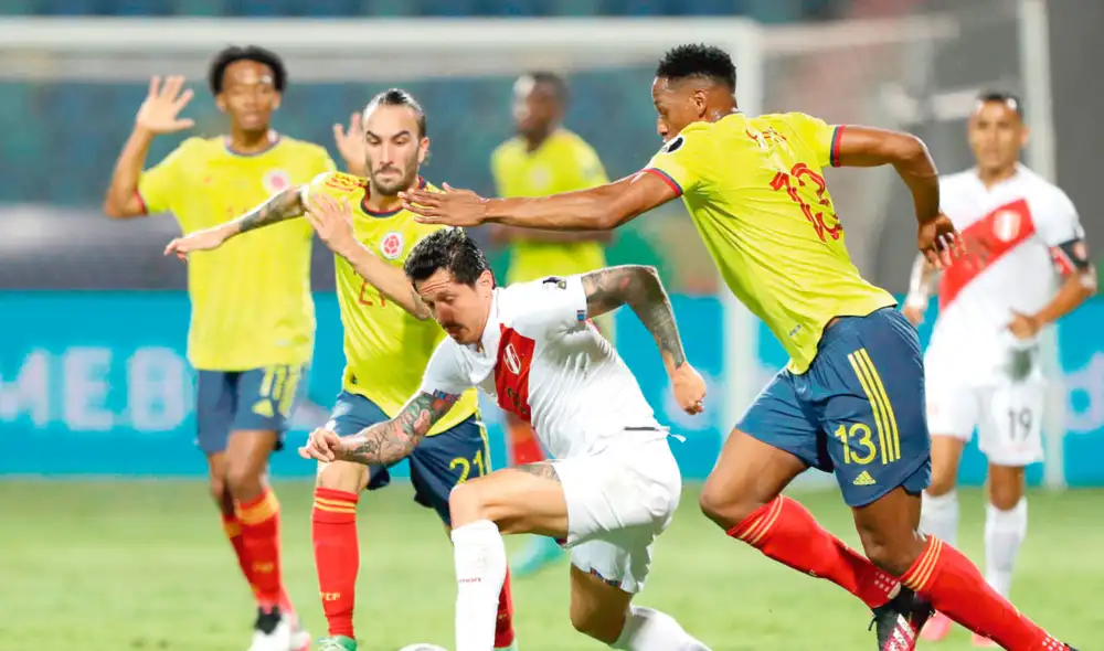 La selección colombiana se medirá ante la Blanquirroja en el reinicio de las eliminatorias. Foto: EFE La selección colombiana se medirá ante la Blanquirroja en el reinicio de las eliminatorias. Foto: EFE