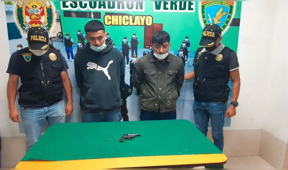 Hombres fueron puestos a disposición del Ministerio Público. Foto: PNP Hombres fueron puestos a disposición del Ministerio Público. Foto: PNP