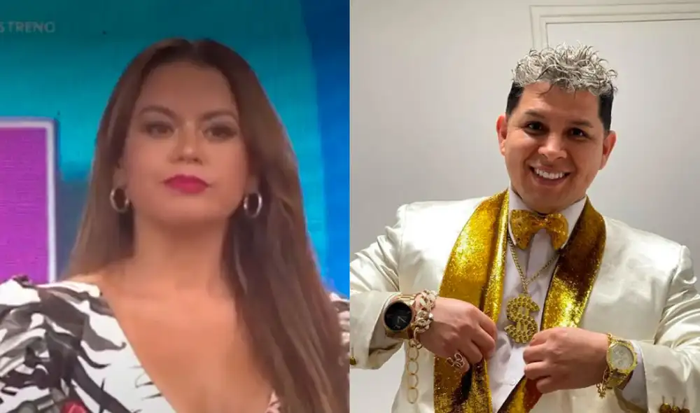Flor Polo sigue firme en no dar a conocer más detalles de su vida privada. Foto: composición Néstor Villanueva/Instagram, captura América TV.