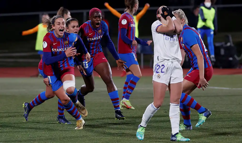 Resumen FC Barcelona vs. Real Madrid: 1-0, gol de Alexia Putellas en clásico español por semifinales de la Supercopa de España Femenina