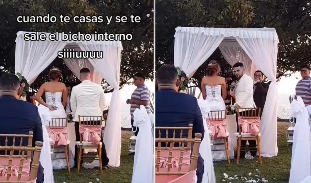 El joven de usuario @david_valencia92 subió más contenido en sus redes relacionado a la viral boda. Foto: captura de TikTok El joven de usuario @david_valencia92 subió más contenido en sus redes relacionado a la viral boda. Foto: captura de TikTok