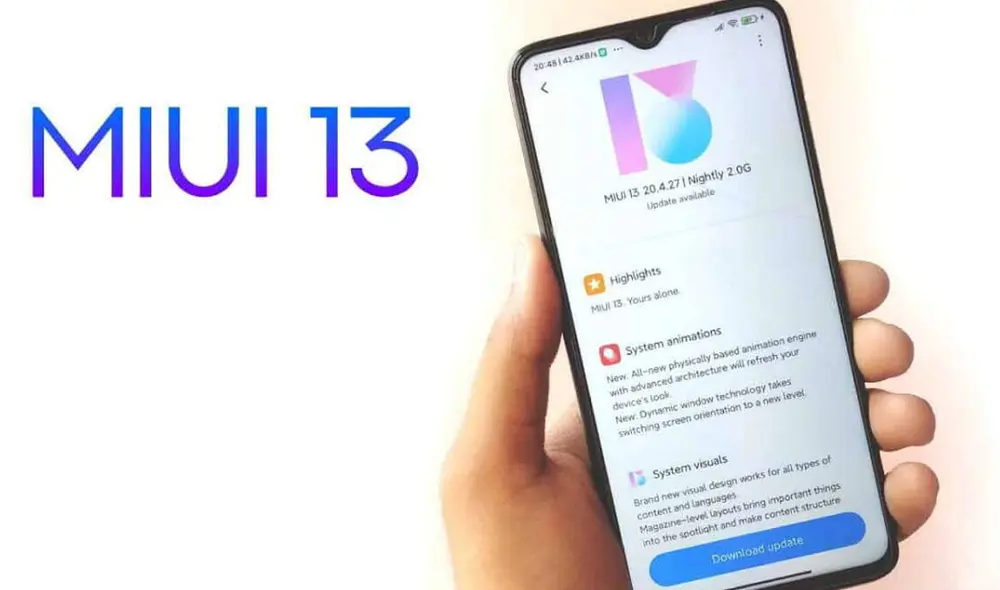 Las características de MIUI 13 incluyen un rendimiento más rápido. Foto: Xiaomi