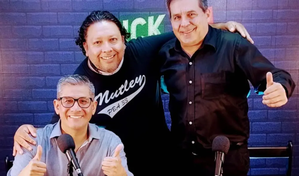 Erick Osores, Gonzalo Núñez y su productor Alex Manrique alistan un nuevo espacio deportivo. Foto: difusión Erick Osores, Gonzalo Núñez y su productor Alex Manrique alistan un nuevo espacio deportivo. Foto: difusión