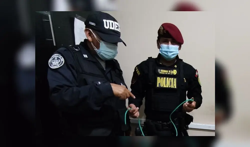 El artefacto explosivo fue neutralizado para evitar daños personales y materiales. Foto: PNP