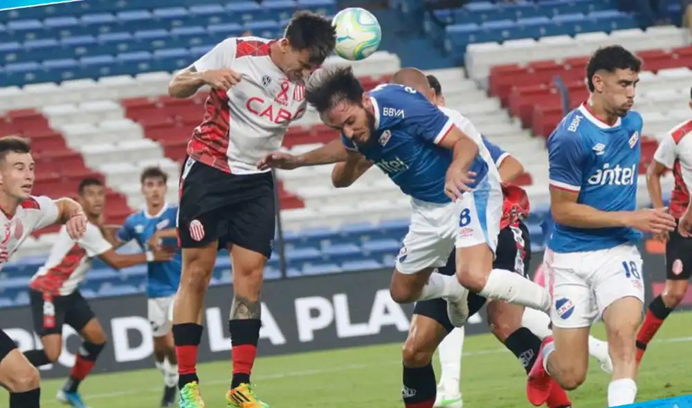 Barracas Central ganó a Nacional en Montevideo con un gol al último minuto. Foto: @Nacional