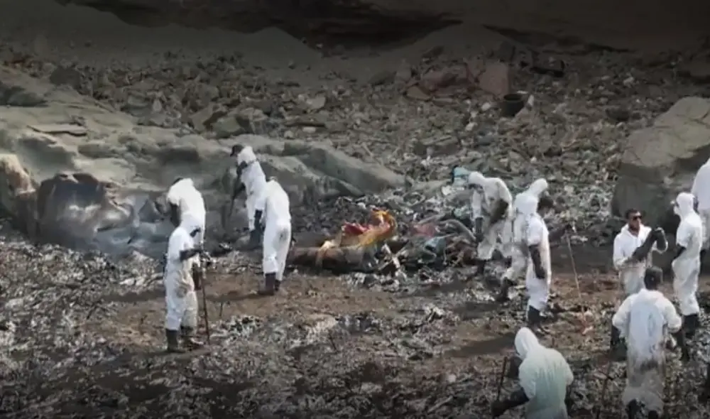 Las miradas contra Repsol también han sido noticia para medios españoles. Foto: captura de video de EFE