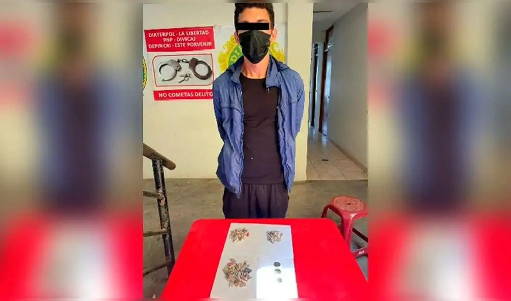 Franklin Adrián Lara es investigado por tráfico de drogas. Foto: PNP Franklin Adrián Lara es investigado por tráfico de drogas. Foto: PNP