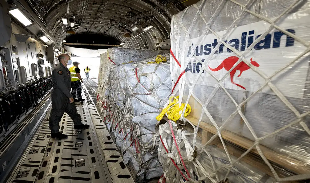 Más de 80% de los 100.000 habitantes de Tonga se vieron afectados por el tsunami. Foto: AFP Más de 80% de los 100.000 habitantes de Tonga se vieron afectados por el tsunami. Foto: AFP