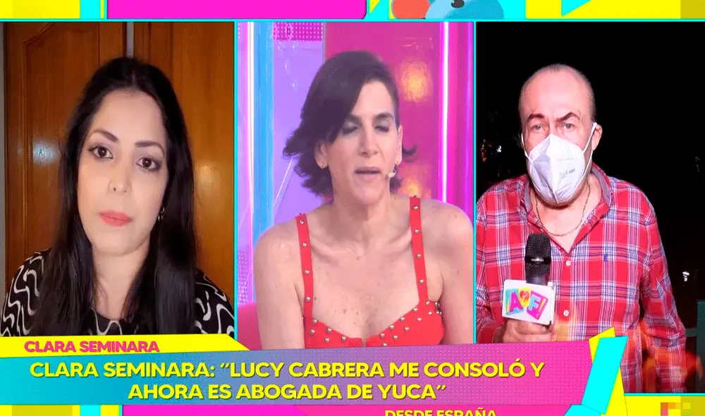 Clara Seminara revela que Lucy Cabrera iba a apoyarla primero a ella, pero ahora es testigo de 'Yuca'. Imagen: Amor y fuego