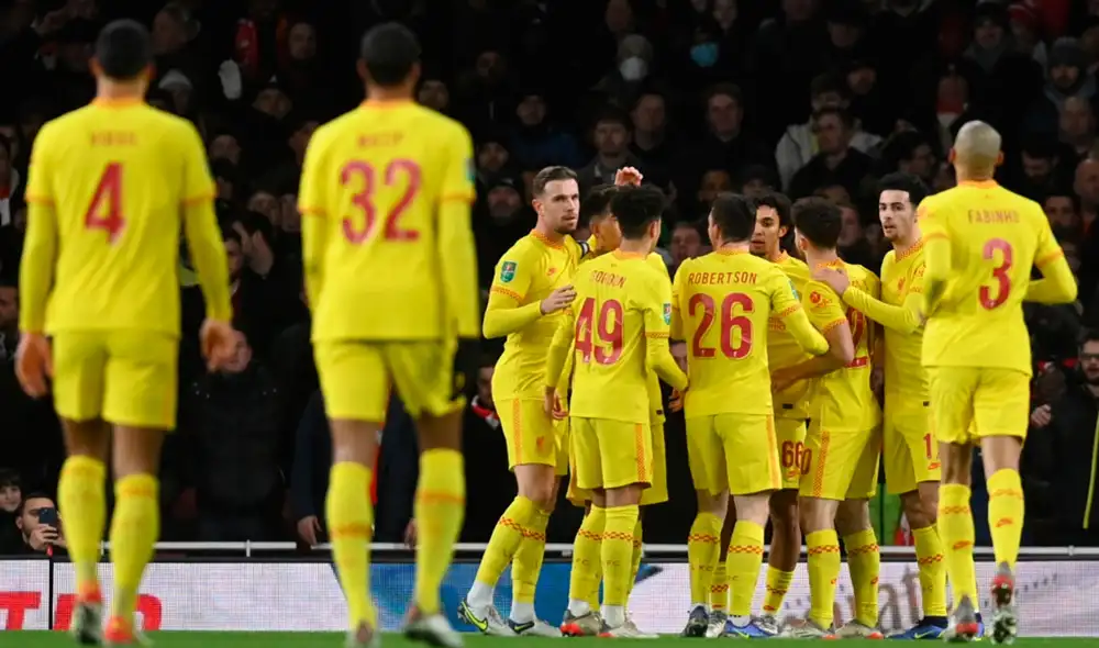 Los Reds se fueron al descanso ganando por la mínima. Foto: EFE