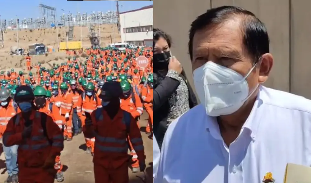 Gobernador Zenón Cuevas espera que minera acoja la propuesta. Foto: Composición La República/radio Americana Gobernador Zenón Cuevas espera que minera acoja la propuesta. Foto: Composición La República/radio Americana