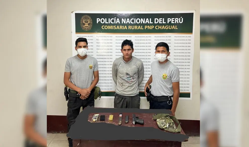 Anthony Izquierdo fue llevado a Comisaría de Chagual. Foto: PNP