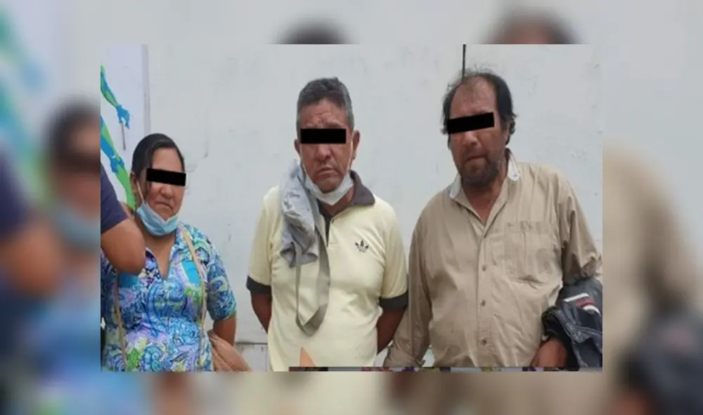 Los tres intervenidos fueron llevados a la Comisaría de Ayacucho. Foto: PNP