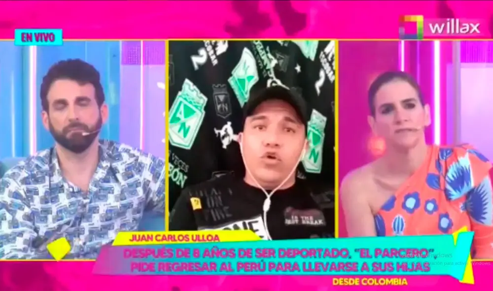 Juan Carlos Ulloa 'Parcero' denuncia que autoridades peruanas no lo dejan regresar luego de 8 años. Video: Willax Tv. Juan Carlos Ulloa 'Parcero' denuncia que autoridades peruanas no lo dejan regresar luego de 8 años. Video: Willax Tv.