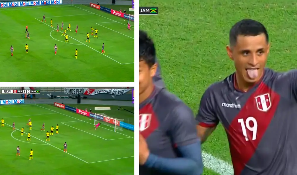 Yoshimar Yotún contribuyó con el 3-0 de Perú ante Jamaica. Foto: captura Latina Yoshimar Yotún contribuyó con el 3-0 de Perú ante Jamaica. Foto: captura Latina