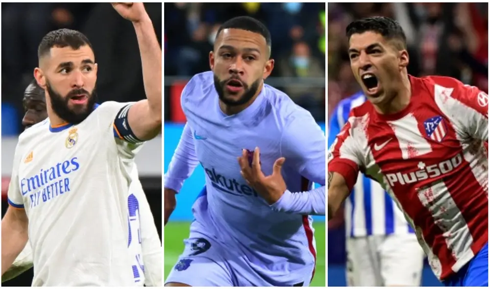 Revisa las posiciones y cuándo juegan Real Madrid, Barcelona, Atlético de Madrid y más. Foto: composición LR/AFP