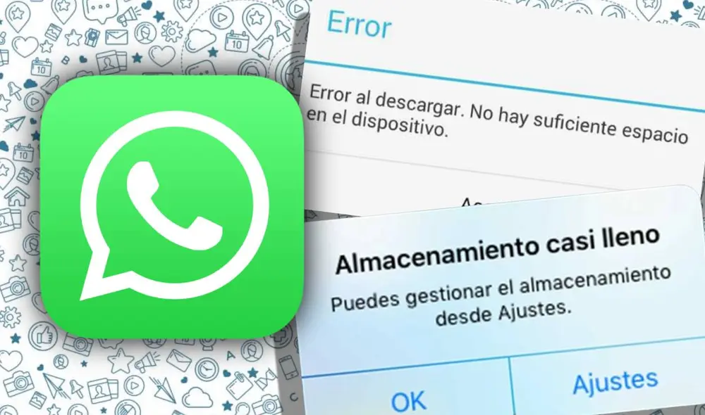 No eres el único. Si constantemente lidias con el poco espacio que deja WhatsApp este teléfono, entonces este truco es imprescindible para ti. Foto: Composición LR