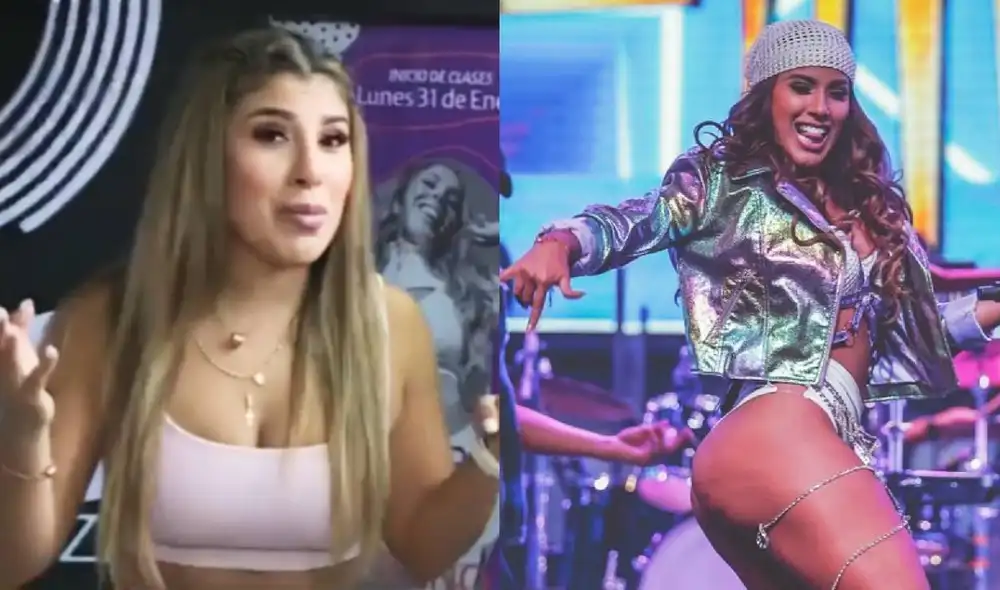 Yahaira Plasencia ilusionada con la inauguración de su academia de baile. Foto: composición/ captura de América TV/ Instagram