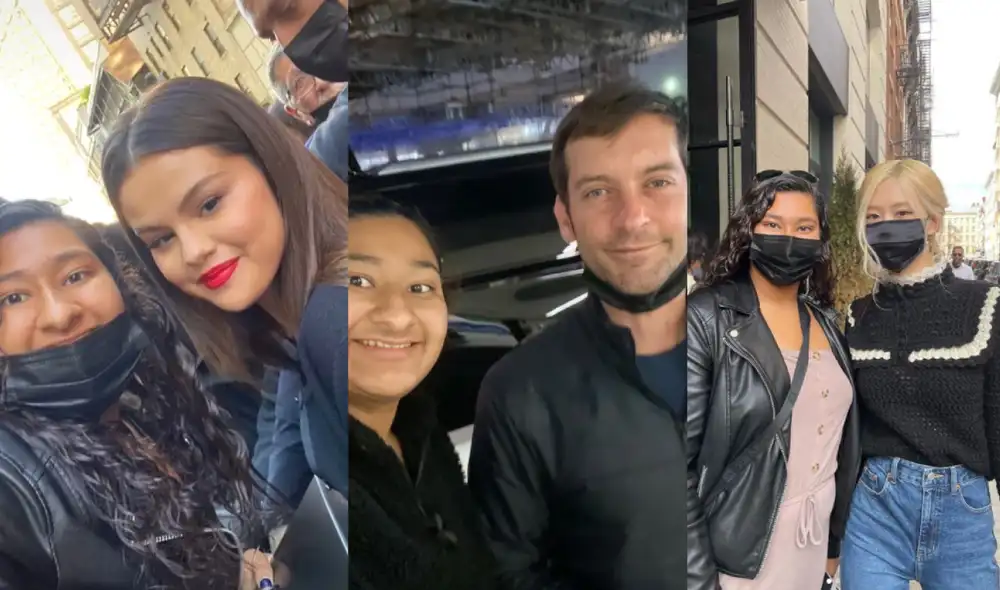 La joven Marlen Orozco posee un tesoro fotográfico con varios artistas internacionales. Foto: captura de redes sociales