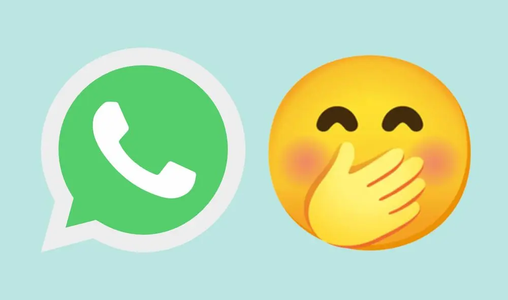 Este emoji de WhatsApp está disponible en iOS y Android. Foto: composición LR