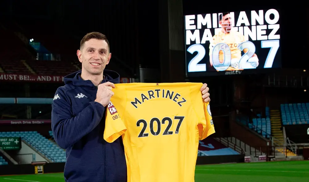 Emiliano 'Dibu' Martínez llegó al Aston Villa en 2020, luego de su paso por Arsenal. Foto: Aston Villa Emiliano 'Dibu' Martínez llegó al Aston Villa en 2020, luego de su paso por Arsenal. Foto: Aston Villa