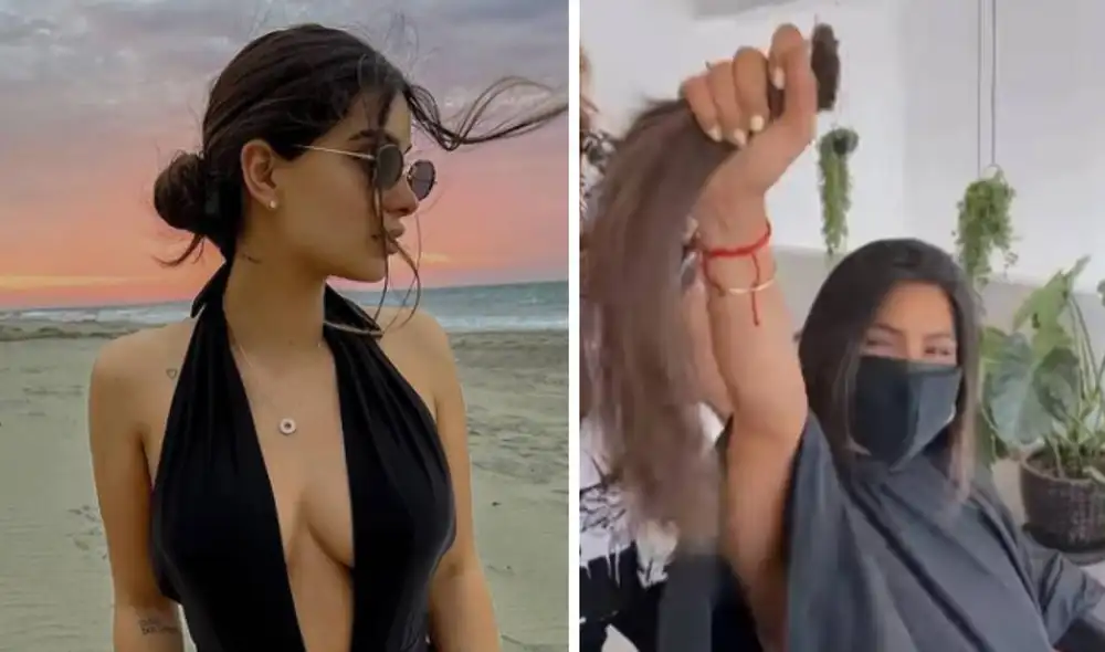 Ivana Yturbe llevó su cabello a un centro de acopio. Foto: Instagram Ivana Yturbe llevó su cabello a un centro de acopio. Foto: Instagram