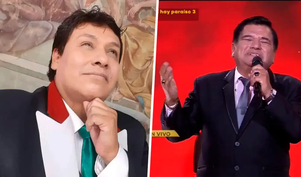 Juan Gabriel y Lucho Barrios en Yo soy, grandes batallas. Foto: Instagram/captura de Latina