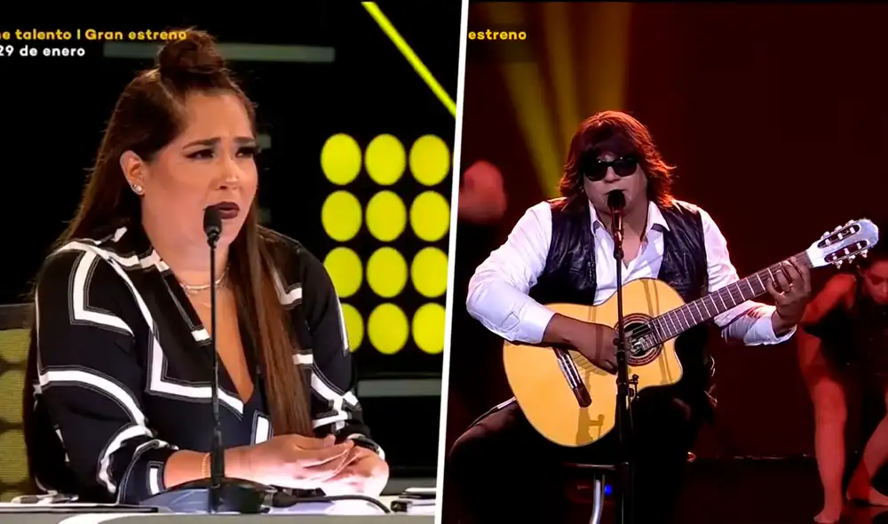 Katia Palma y 'José Feliciano' en Yo soy, grandes batallas. Foto: captura de Latina Katia Palma y 'José Feliciano' en Yo soy, grandes batallas. Foto: captura de Latina