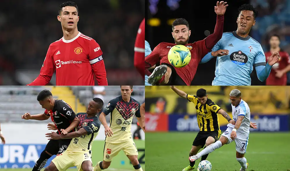 Mira los horarios y canales de los partidos de este sábado 22 de enero. Foto: composición/AFP