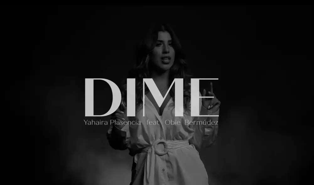 Yahaira Plasencia lanzó romántica versión para su tema "Dime" junto a Odie Bermúdez. Imagen: YouTube