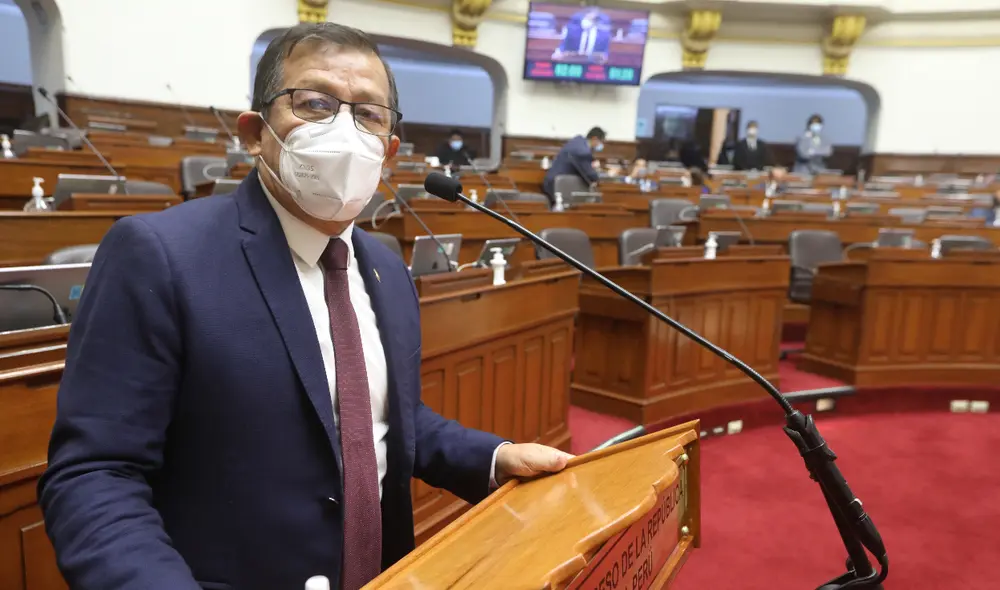 El legislador Eduardo Salhuana representa a la región de Madre de Dios en el Congreso de la República. Foto: Parlamento