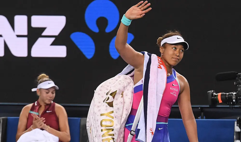 Naomi Osaka no podrá ganar por tercera vez el Abierto de Australia. Foto: AFP
