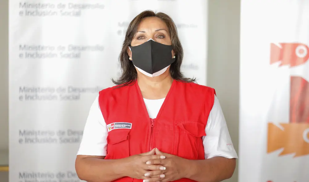 Dina Boluarte, vicepresidenta de la República y ministra de Desarrollo e Inclusión Social. Foto: Midis