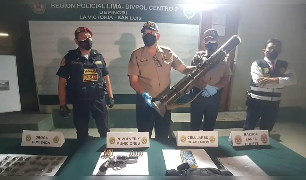 Detenidos tenían antecedentes por robo y tenencia de armas. Foto: Grace Mora/ URPI-LR Detenidos tenían antecedentes por robo y tenencia de armas. Foto: Grace Mora/ URPI-LR