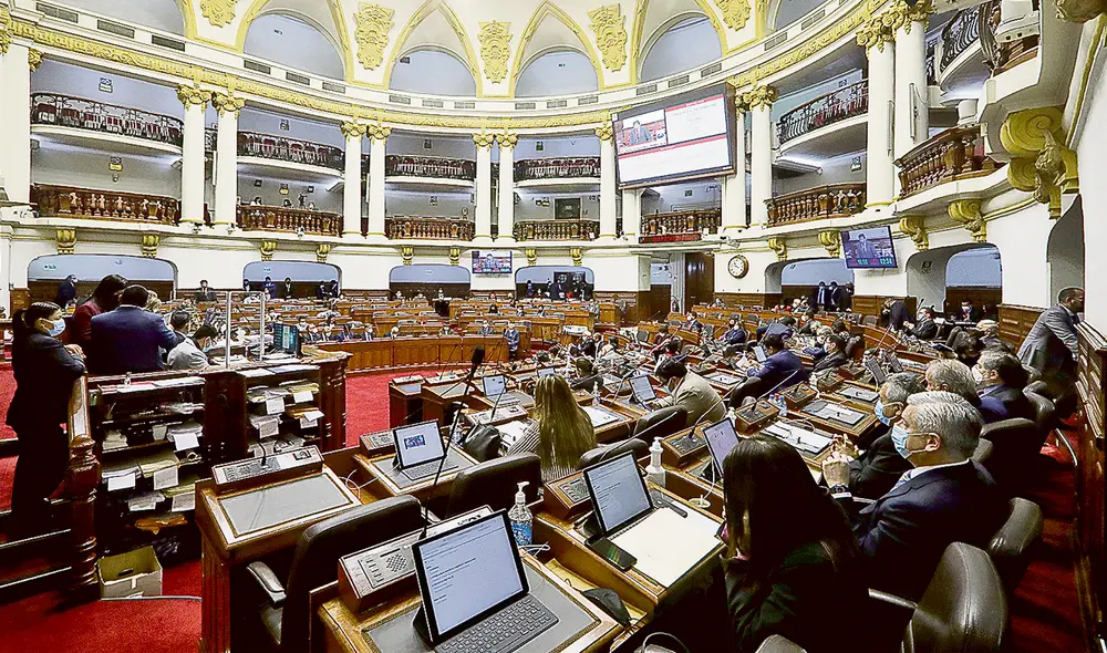 Pleno. Congreso quiere decidir las reformas a referéndum. Foto: La República Pleno. Congreso quiere decidir las reformas a referéndum. Foto: La República