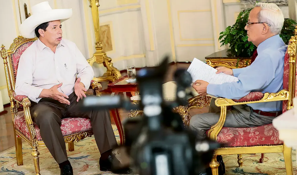 Tácticas. Hildebrandt planteó temas que Castillo evadió. Foto: difusión