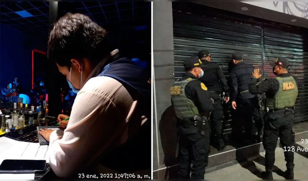 Autoridades de comuna de Chiclayo y Policía intervinieron discotecas. Foto: MPCh Autoridades de comuna de Chiclayo y Policía intervinieron discotecas. Foto: MPCh