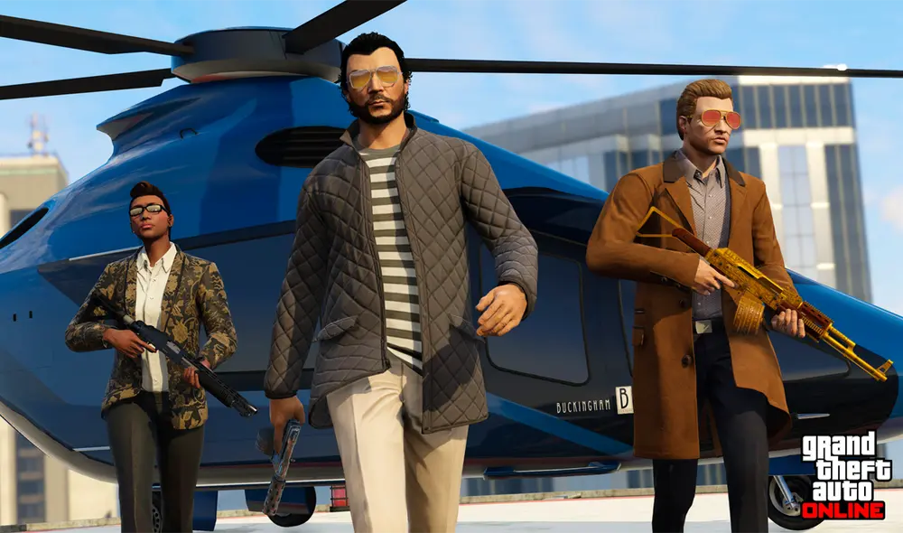 Grand Theft Auto Online está disponible para descargar en PC, PS3, PS4, PS5, Xbox 360, Xbox One y Xbox Series X/S. Foto: Rockstar Games