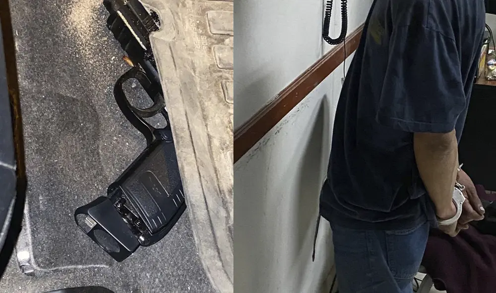 Los sujetos serán investigados por el presunto delito de tenencia ilegal de armas. Foto: PNP Los sujetos serán investigados por el presunto delito de tenencia ilegal de armas. Foto: PNP