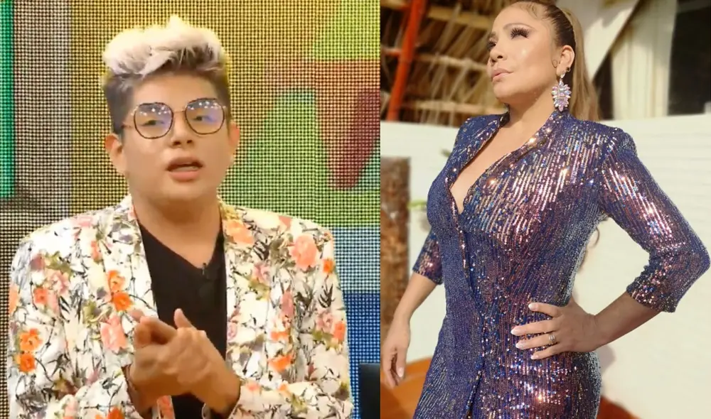 El cantante huachano fue el invitado especial de JB en ATV, y fue consultado sobre su relación con Marisol. Foto: JB en ATV/captura, Marisol/Instagram