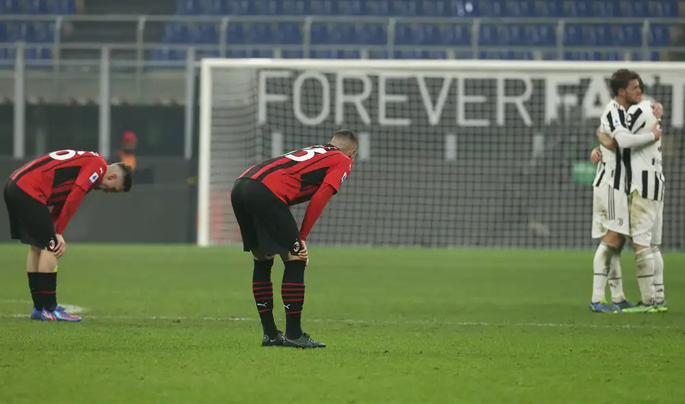 AC Milan igualó con Juventus y sigue sin poder ganar en la Serie A. Foto: EFE AC Milan igualó con Juventus y sigue sin poder ganar en la Serie A. Foto: EFE