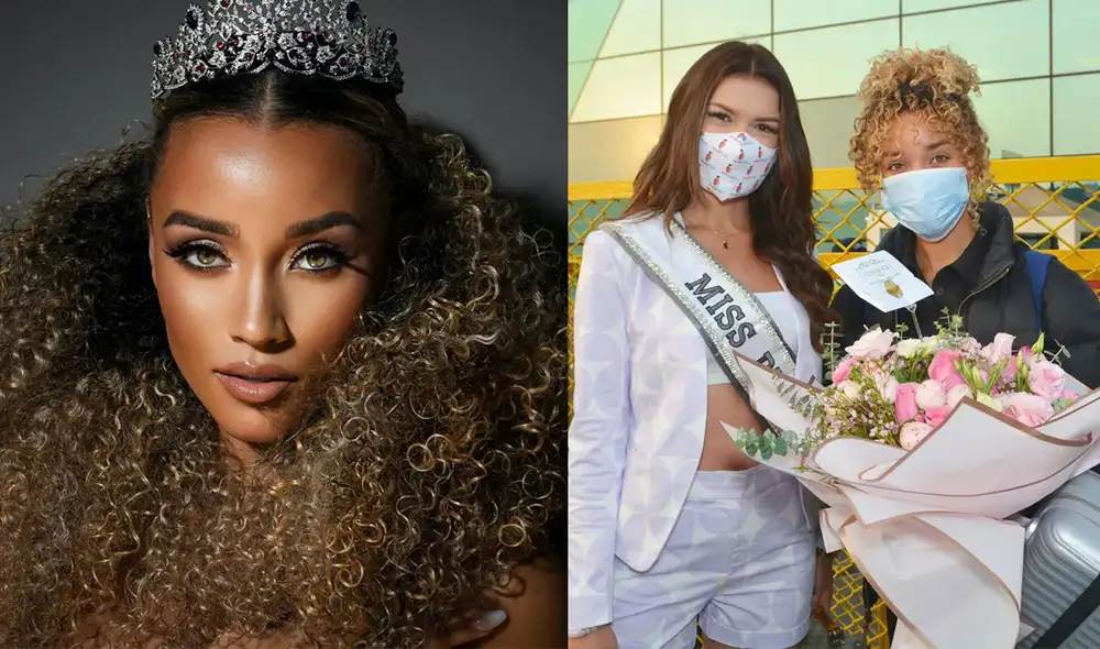 Elle Smith, Miss USA 2021,fue recibida en el aeropuerto por Yely Rivera, Miss Perú 2021. Foto: Miss USA/Miss Perú/Instagram