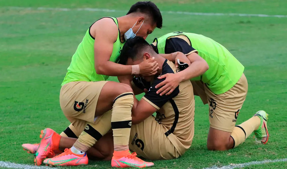 Cusco FC consiguió quedarse en Primera el año pasado en la última fecha de la Fase 2 de la Liga 2021. Foto: Twitter Liga 1