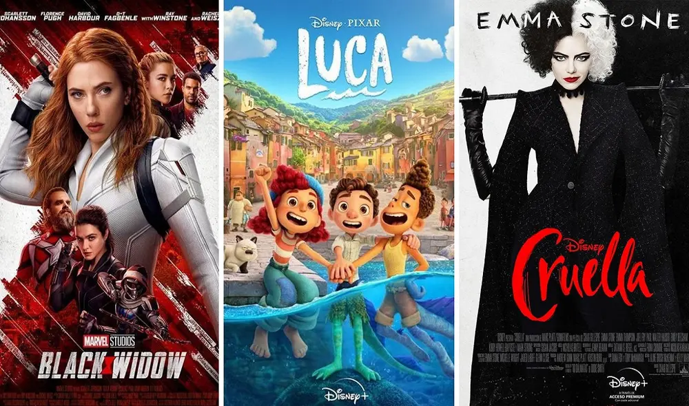 Los streamers analizados para hacer el ranking fueron Disney, Hulu, Prime Video, Apple TV+ y Netflix. Foto: composición/Marvel Studios/Pixar/Disney